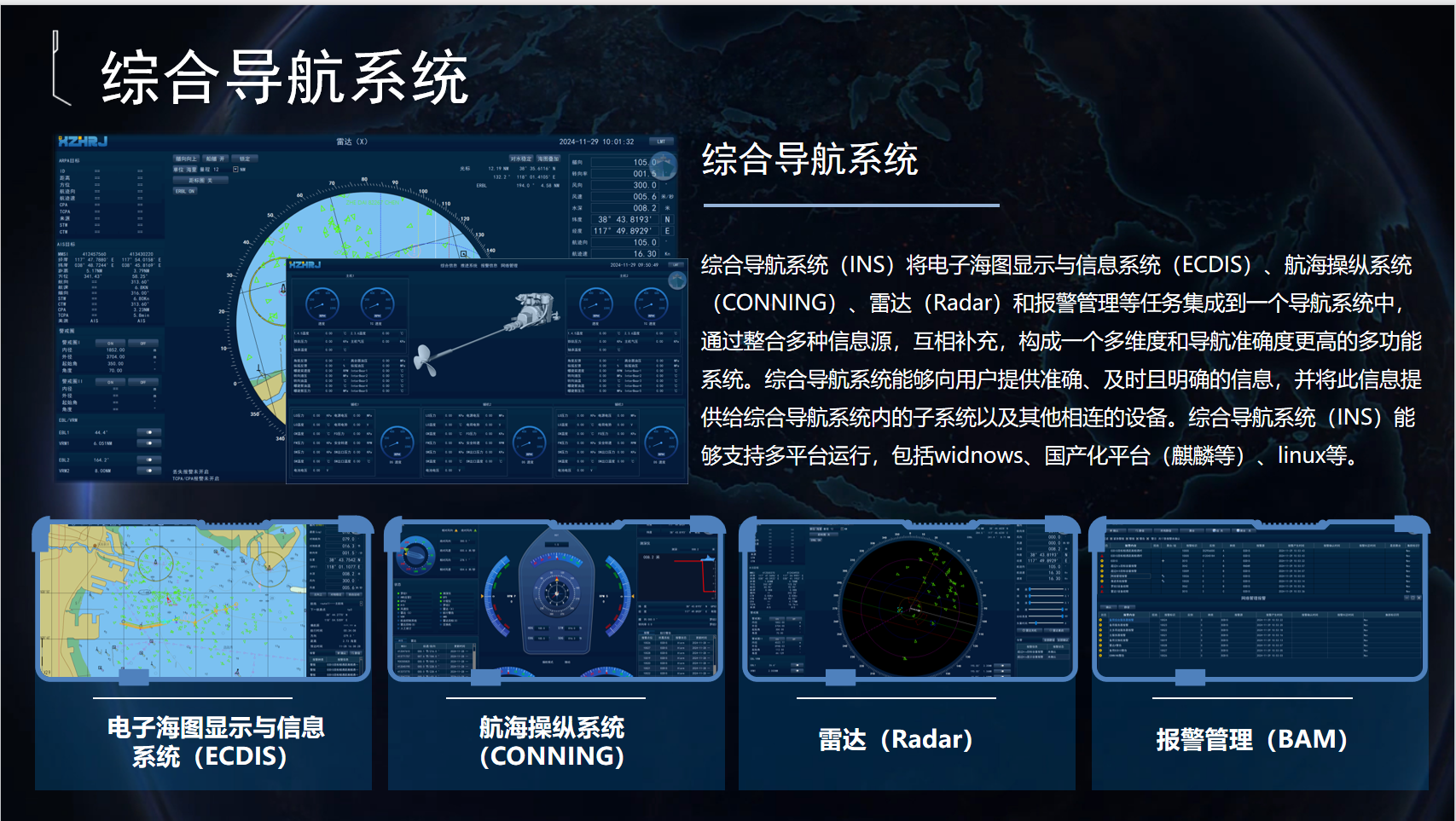 船舶綜合航行系統（INS）